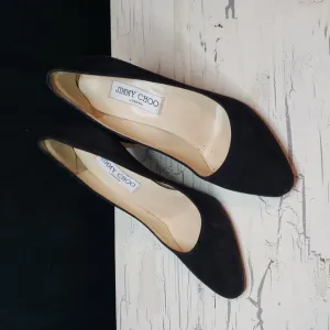 Jimmy Choo London 'Aimee' Suede Stiletto Heels - Women's 6.5-7 US / Euro 36.5