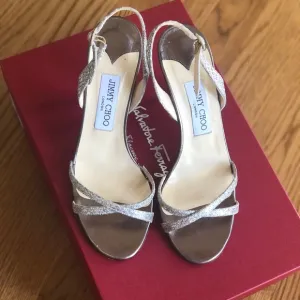 Jimmy Choo Sandals Glitter Shoes