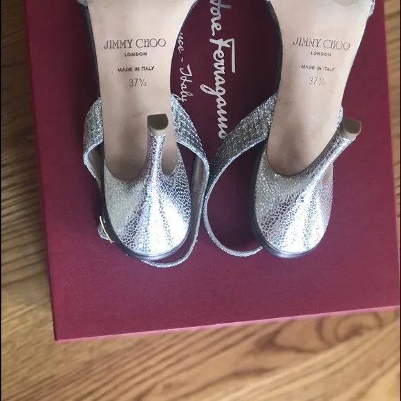 Jimmy Choo Sandals Glitter Shoes
