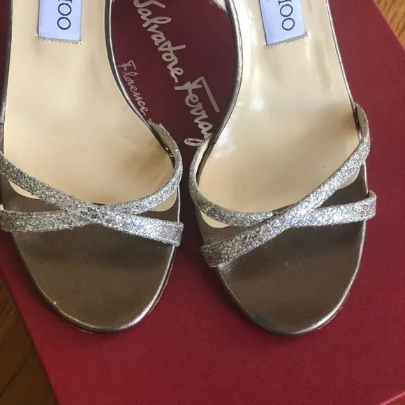 Jimmy Choo Sandals Glitter Shoes
