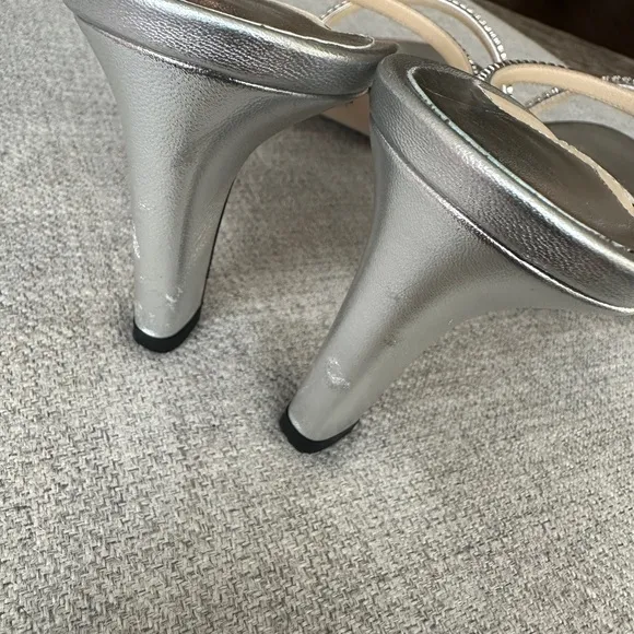 Jimmy Choo Silver Women's Sandals