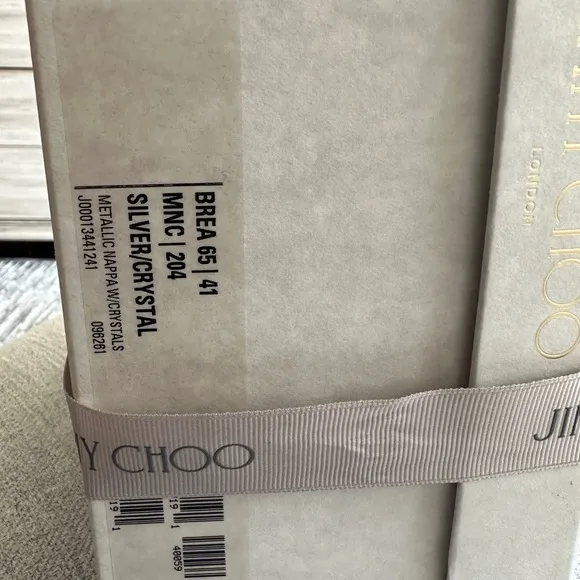 Jimmy Choo Silver Women's Sandals