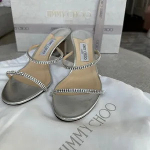 Jimmy Choo Silver Women's Sandals