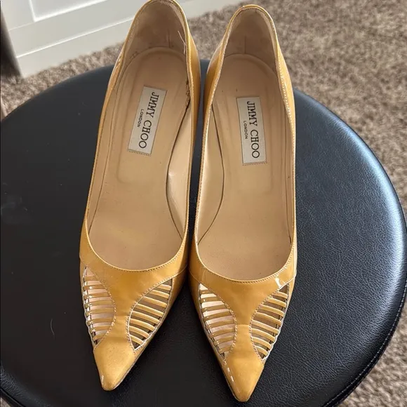 Jimmy Choo Yellow Women's Shoes