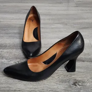 John Fluevog Elegant Black Leather Women's Pumps