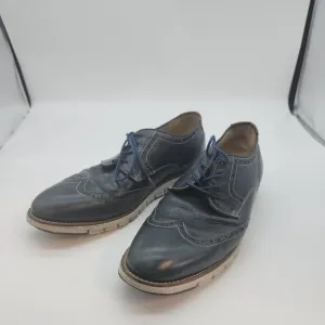 Johnson &amp; Murphy Upton Wingtip Mens Black Size 10 Shoes