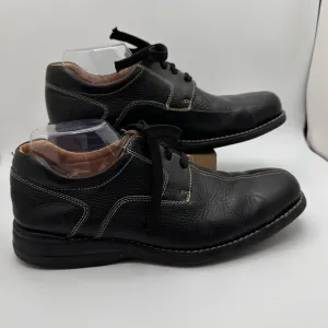 Johnston &amp; Murphy Men’s Schuler Leather Tie Dress Shoes Size 9.5 Black