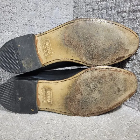 Johnston Murphy Aristocraft Men's Size 9D Black Leather Tasselled Loafers Shoes