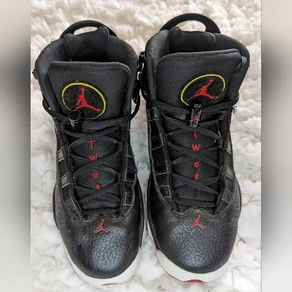 Jordan 6 rings &quot;His Airness&quot; GS Basketball Sneaker Shoes Size 5.5 Y