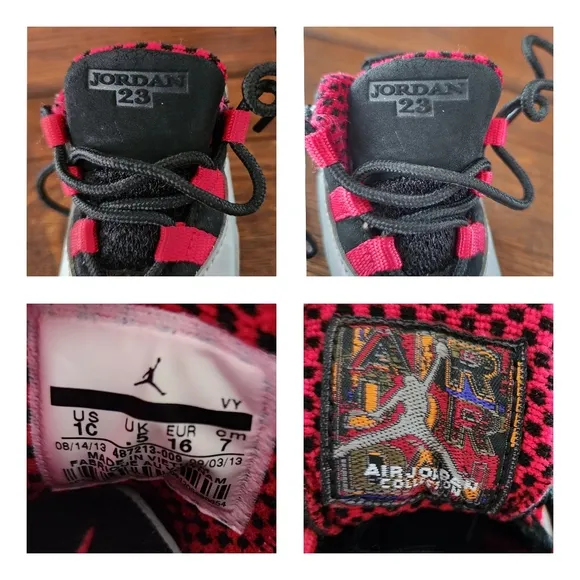 Jordan Crib Shoes Size 1