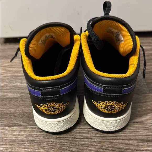 Jordan Kids Shoes Black and Purple