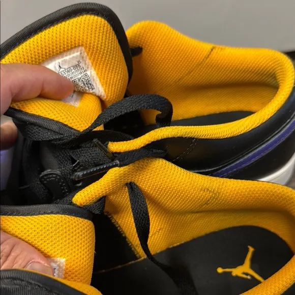 Jordan Kids Shoes Black and Purple