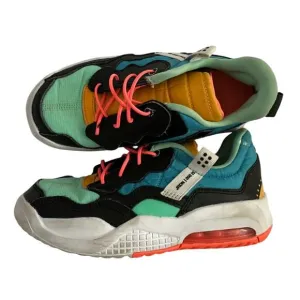 Jordan MA2 Fury kids Shoes Size 1Y, Color: Fearless Black/Multi-Multi-Colored