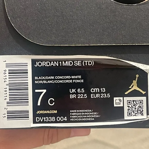 Jordan MID 1 TD shoes