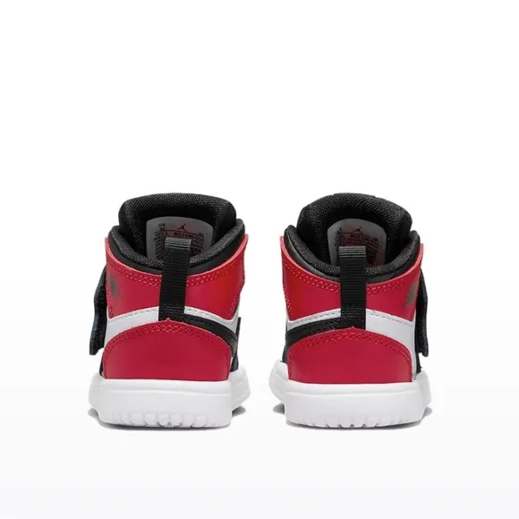 Jordan Nike Sky 1 Toddlers' Shoes Black Varsity Red White BQ7196-016 8C-10C