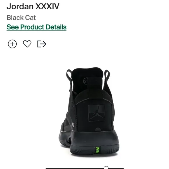 Jordan XXXIV Black Cat Air Jordan BQ3384-003 Youth