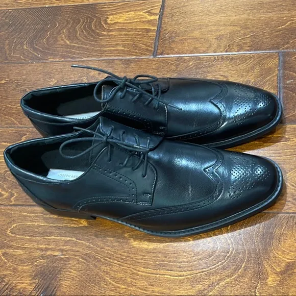 JOSEPH ABBOUD leather oxfords dress shoes Size 13D