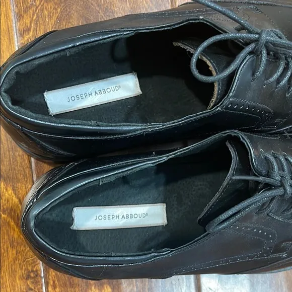 JOSEPH ABBOUD leather oxfords dress shoes Size 13D