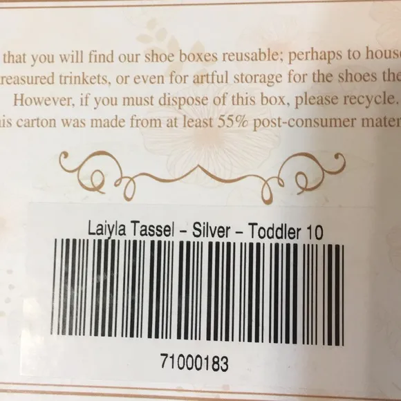 Joyfolie Girls Layla Tassel Silver Dress Shoes NIB