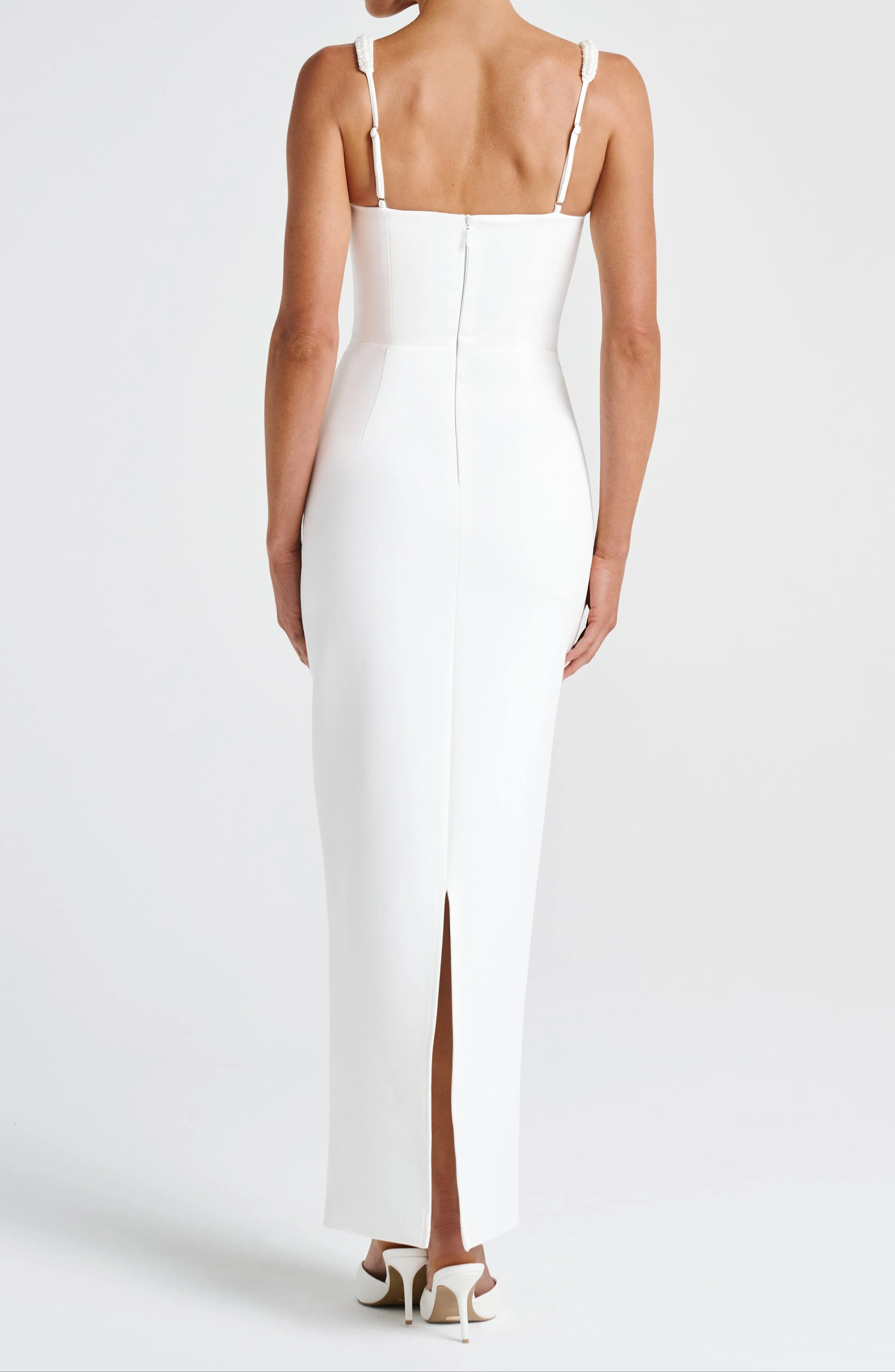 Julieta Midaxi Kleid - Elfenbein