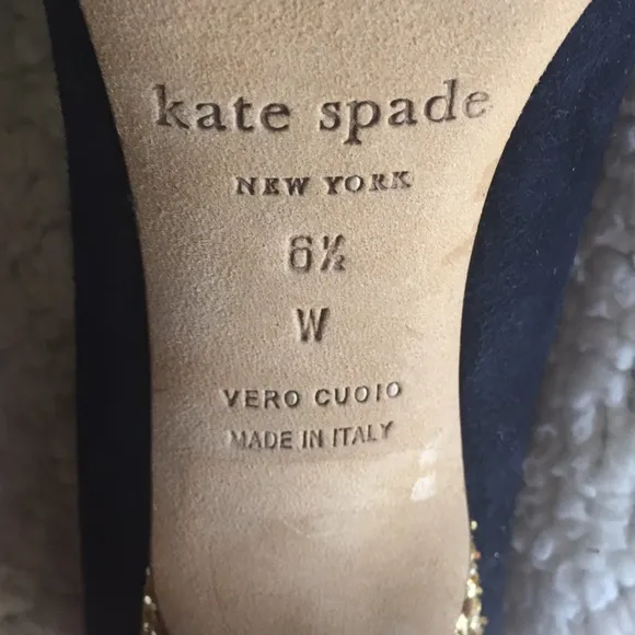 Kate Spade 'Allora' Glitter Heel Pump, 6.5