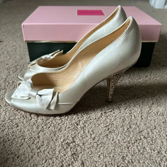 Kate Spade Cream Bow Women's Shoes