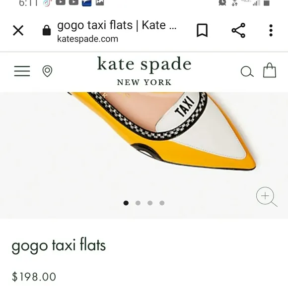 Kate Spade GoGo Taxi Flats