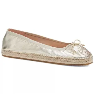 KATE SPADE Gold Metallic Women's Clubhouse Espadrille Flats size 9