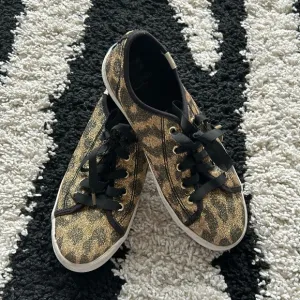 KATE SPADE KEDS Girls Cheetah Print Glitter Shoes Size 3