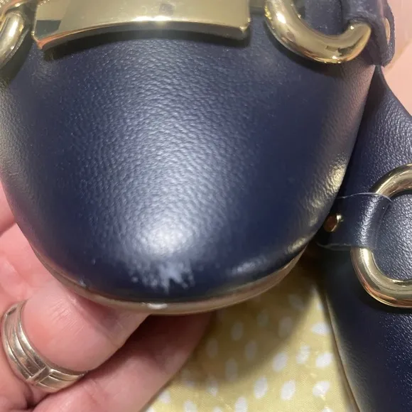 Kate Spade Navy Blue Phoebe Ballet Flats Women’s Size 8.5