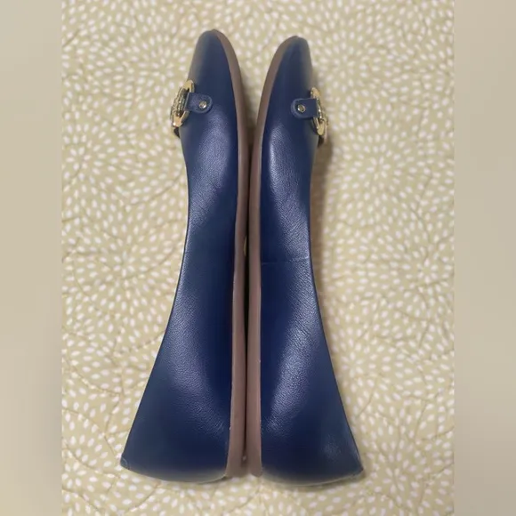 Kate Spade Navy Blue Phoebe Ballet Flats Women’s Size 8.5