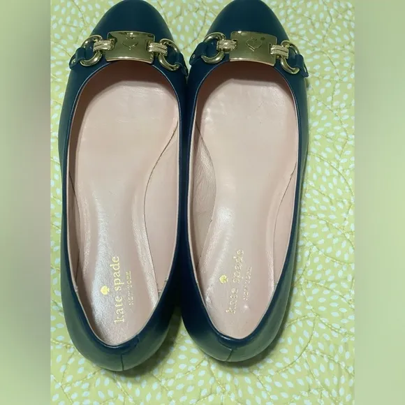 Kate Spade Navy Blue Phoebe Ballet Flats Women’s Size 8.5