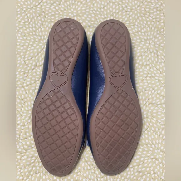 Kate Spade Navy Blue Phoebe Ballet Flats Women’s Size 8.5