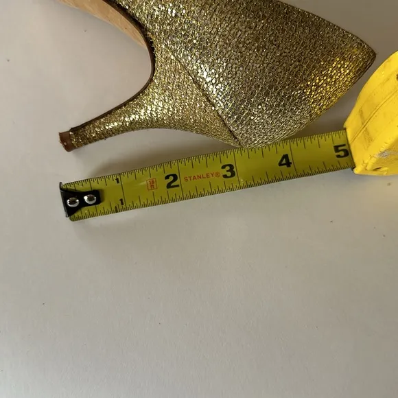 Kate Spade New York D’Orsay gold glitter women's Pump size 7