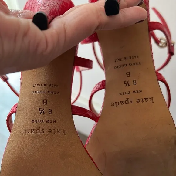 Kate Spade Parrot “Idalou” Sandal Heels (US 8.5)
