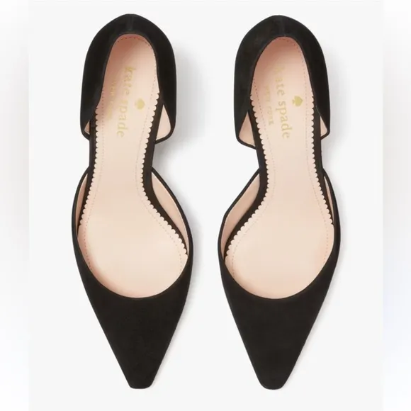 kate spade women black Delilah Pave Pumps$229 size 8.5 New