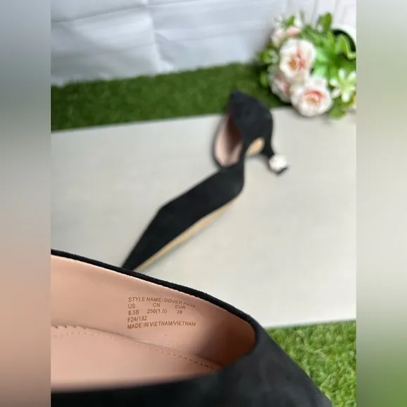 kate spade women black Delilah Pave Pumps$229 size 8.5 New