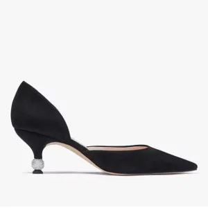 kate spade women black Delilah Pave Pumps$229 size 8.5 New