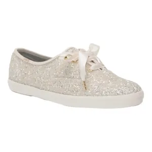 Keds Champion Kate Spade Glitter Sneaker in Cream 8