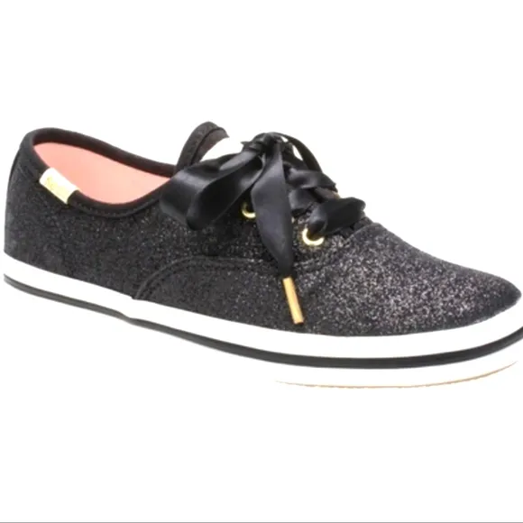 Keds for Kate Spade Girls Champion Glitter Sneaker