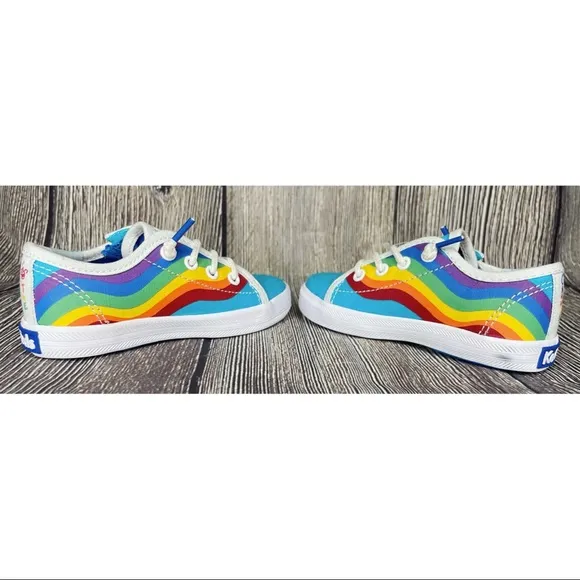 Keds Girls Kids Toddler Rainbow Pride Shoes
