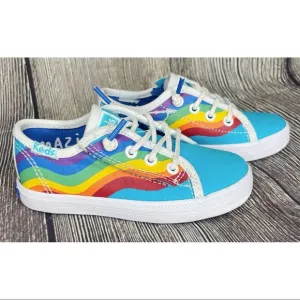 Keds Girls Kids Toddler Rainbow Pride Shoes