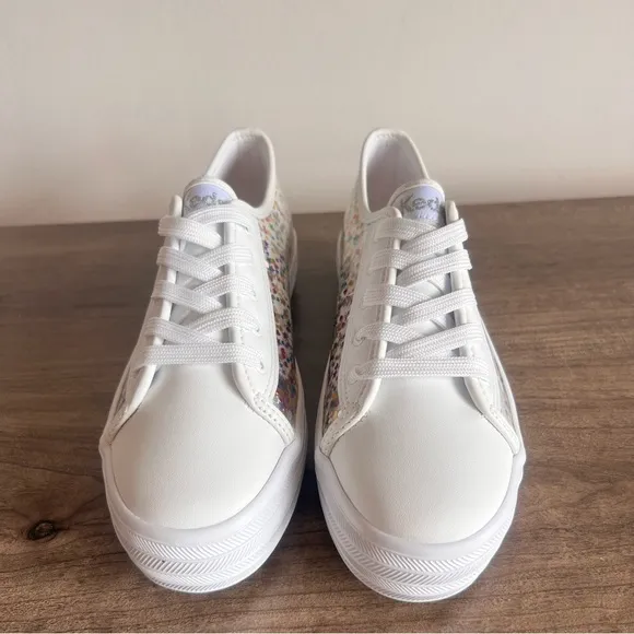 KEDS Triple Up Glitter Under Glass Youth Shoe NEW Size 2