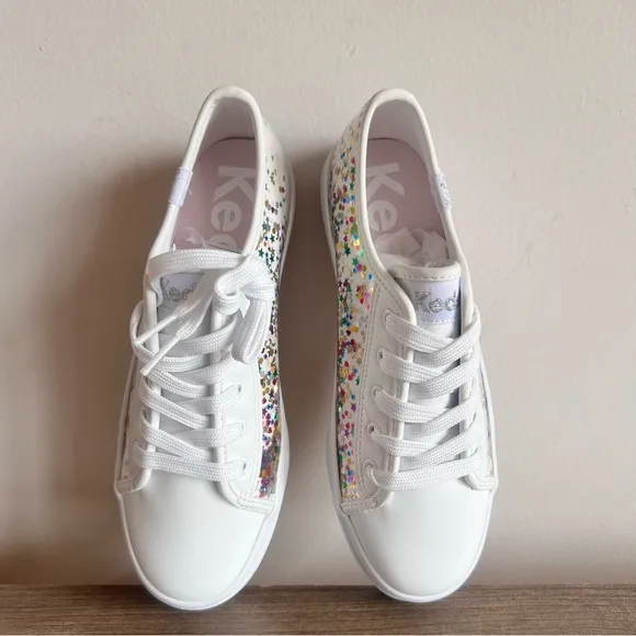 KEDS Triple Up Glitter Under Glass Youth Shoe NEW Size 2
