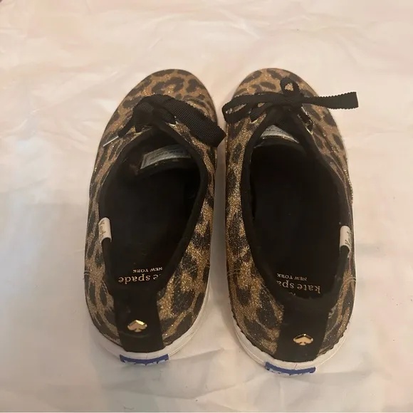 Keds x Kate Spade Leopard Print Glitter Sneakers