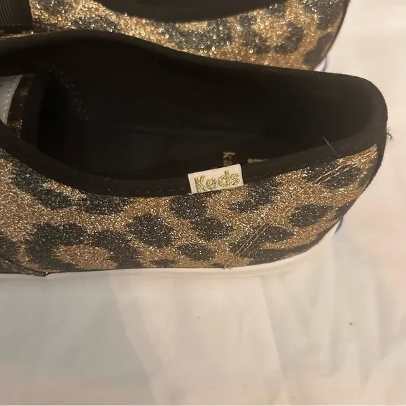 Keds x Kate Spade Leopard Print Glitter Sneakers