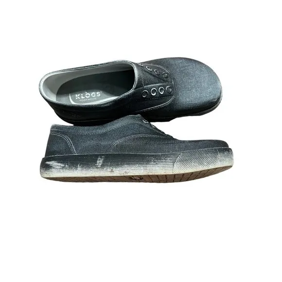 Klogs Gray / Black Mock Shoes Rubber Feeling Size 10