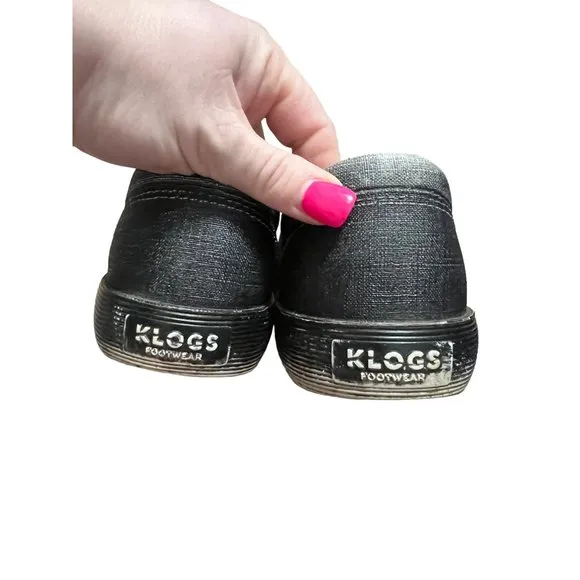 Klogs Gray / Black Mock Shoes Rubber Feeling Size 10