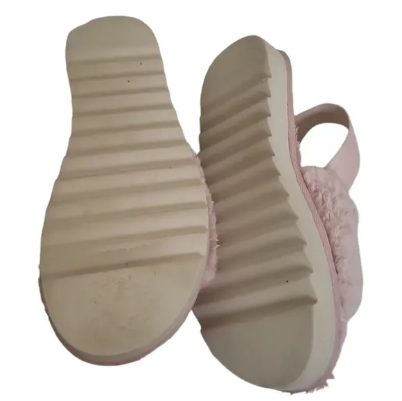 Koolaburra by UGG Back-Strap Sandals Fuzz'n II Pale Blush