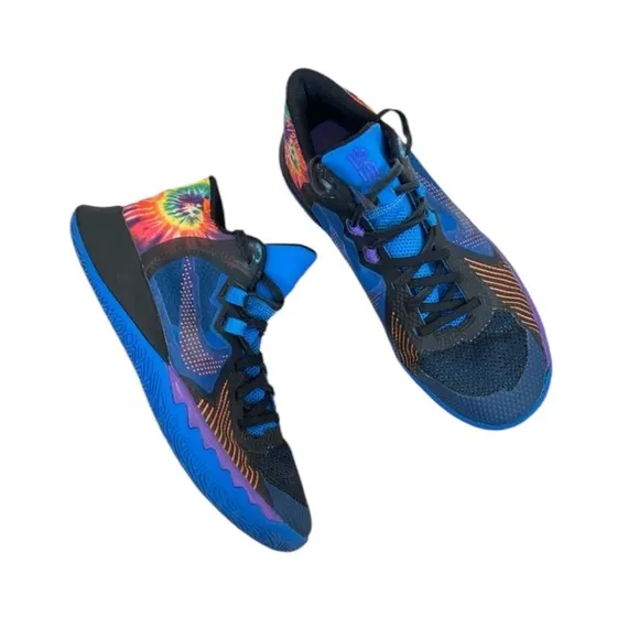 KYRIE FLYTRAP 5 GS 'PHOTO BLUE TIE-DYE' youth 7 tennis shoes DD0340-410